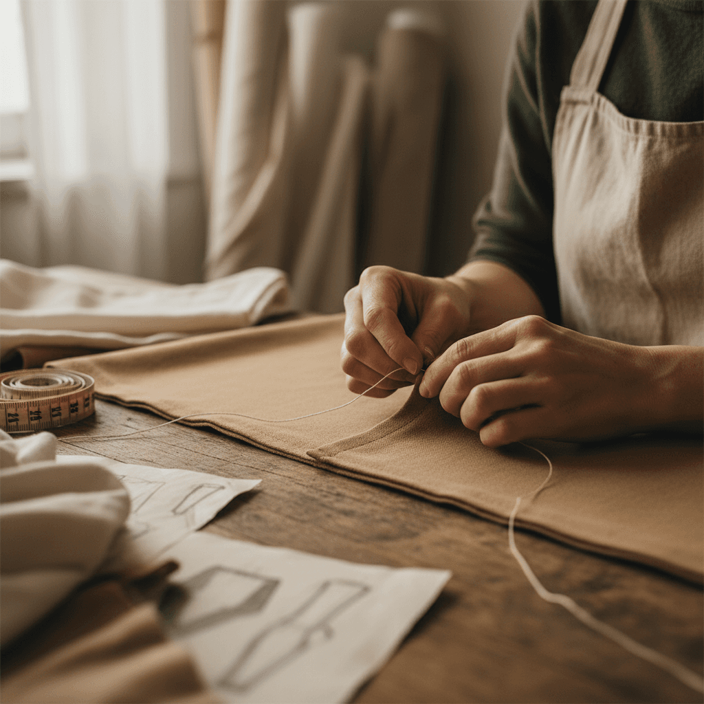 Custom apparel fabric samples and finished products